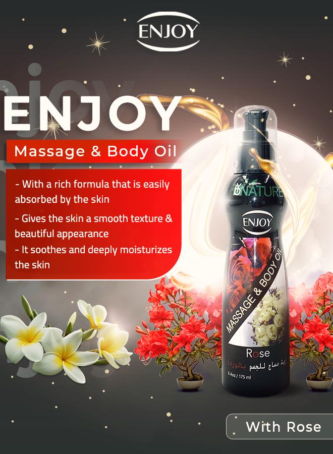 Enjoy Rose Massage Oil 175 Ml