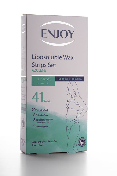 Enjoy Liposoluble Wax Strips Set For All Skins 41 pcs