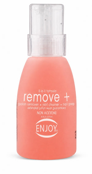 Enjoy Nail Polish Remover Pink Non-Acetone 237 ml