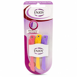 Enjoy Razor for Facial & Body Hair 3 pcs