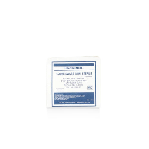 Chanel Med Gauze Swab 7.5 cm × 7.5 cm 100 pcs (New)