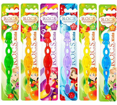 ROCS Toothbrush Kids 3–7 Years Extra Soft