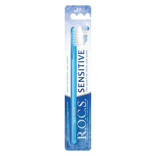 ROCS Toothbrush Sensitive Soft Blue