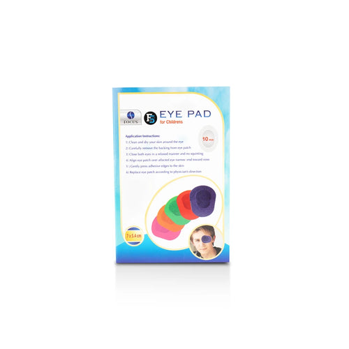 First Step Eye Pad Coloured For Children 10 pcs