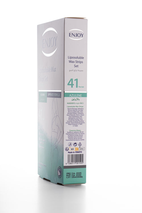 Enjoy Liposoluble Face Wax Strips for All Skin Types 27 pcs