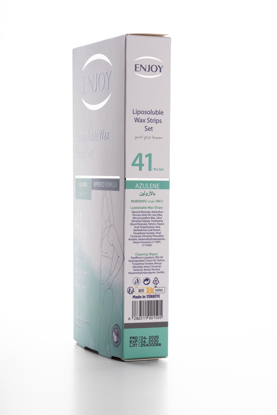 Enjoy Liposoluble Face Wax Strips for All Skin Types 27 pcs