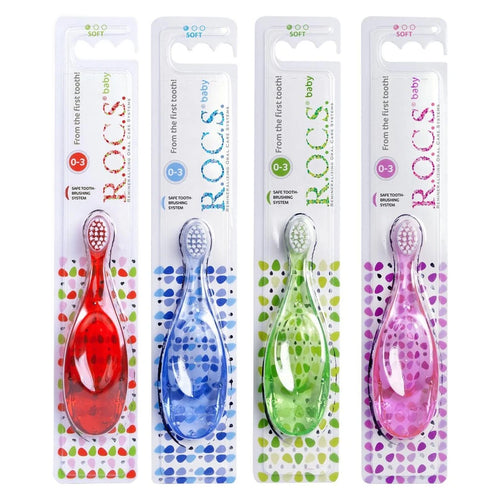 ROCS Toothbrush Baby 0-3 Years, Extra soft