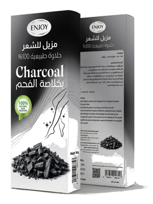 Enjoy Hair Removal Sugar Wax With Charcoal 100 g