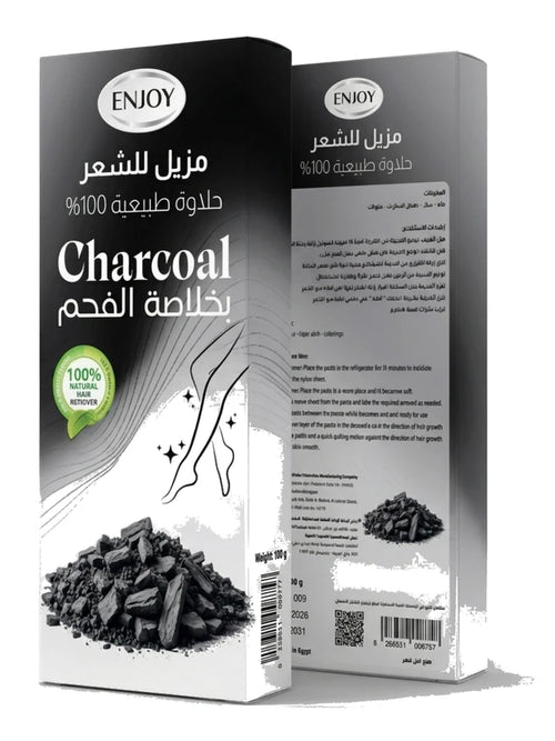 Enjoy Hair Removal Sugar Wax With Charcoal 100 g