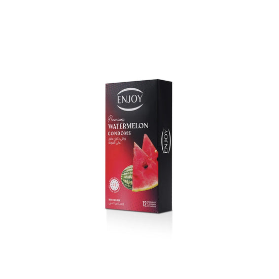 Enjoy Premium Condoms Watermelon Flavour 12 pcs