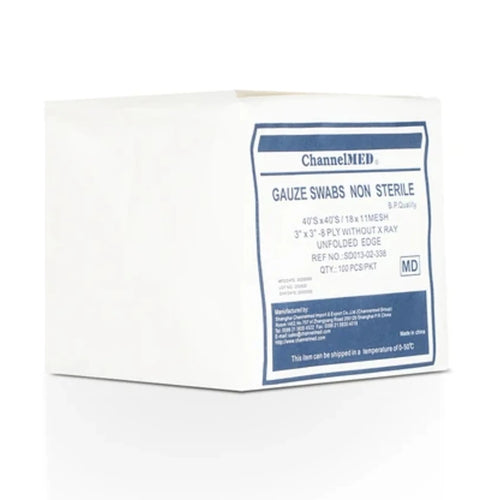 Chanel Med Gauze Swab 7.5 cm × 7.5 cm 100 pcs (New)