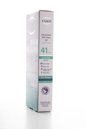 Enjoy Liposoluble Face Wax Strips for All Skin Types 27 pcs