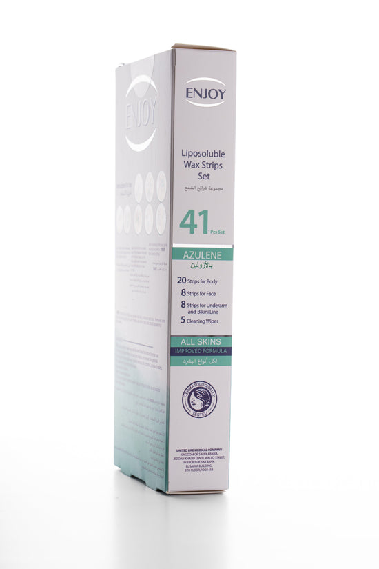 Enjoy Liposoluble Wax Strips Set For All Skins 41 pcs