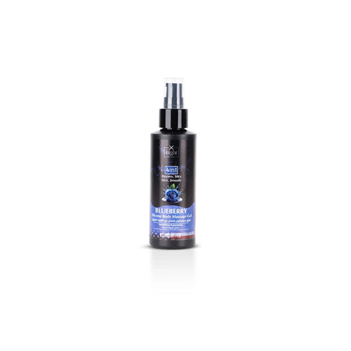X-Night Delight 4x1 Silicone Body Massage Gel Blueberry 120 ml