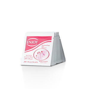 Enjoy Acetone Nail Polish Remover Wipes 25 pcs