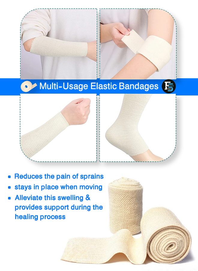 First Step Elastic Bandage 15 Cm (12Pcs)