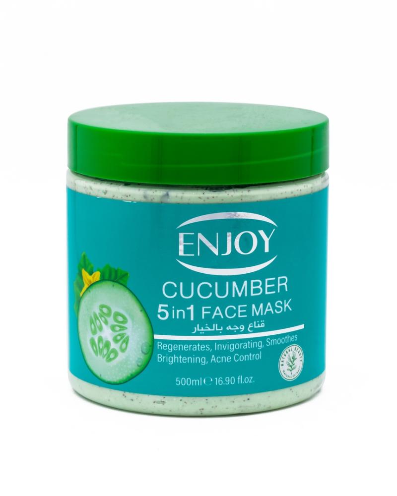 Enjoy Face & Body 5 in 1 Whitening Mask Cucumber 500 ml