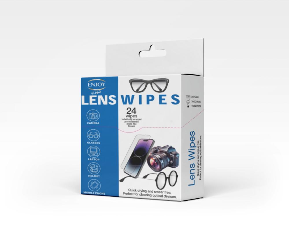 Enjoy Lens Wipes 24 pcs Individually Wrapped