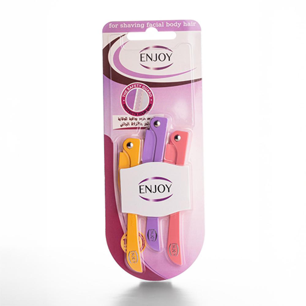 Enjoy Razor for Facial & Body Hair 3 pcs