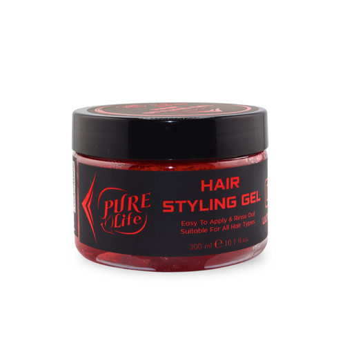 Pure Life Hair Styling Gel Ultra Hold Red 300 ml 05