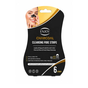 Enjoy Charcoal Nose Cleansing Strips 6 pcs
