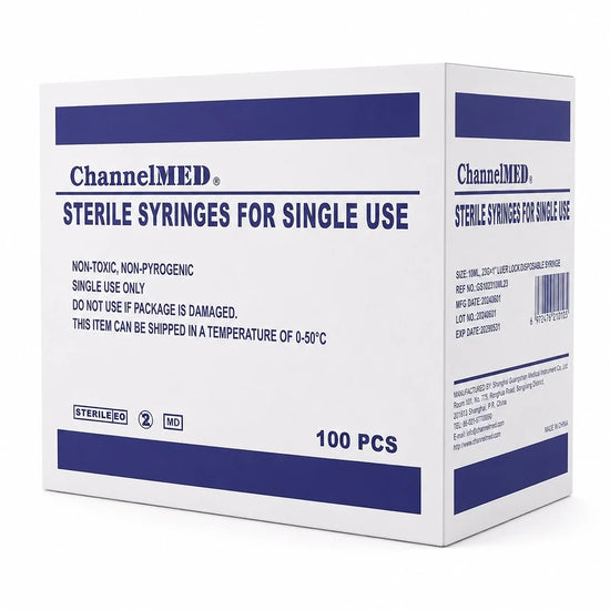 Channel Med 3 ML Disposable Syringe With Luer Lock And 23G × 1.25" Needle