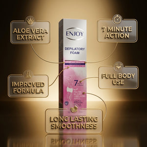 Enjoy Depilatory Foam with Coconut Oil & Aloe Vera Extract 200 ML