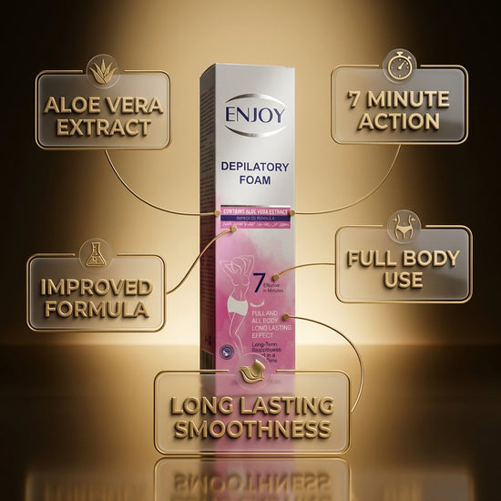 Enjoy Depilatory Foam with Coconut Oil & Aloe Vera Extract 200 ML
