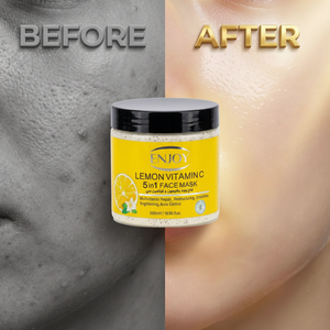 Enjoy Face & Body 5 In 1 Whitening Mask Lemon 500 ml