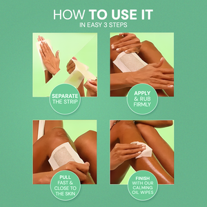 Enjoy Liposoluble Wax Strips Set For Sensitive Skin 41 pcs