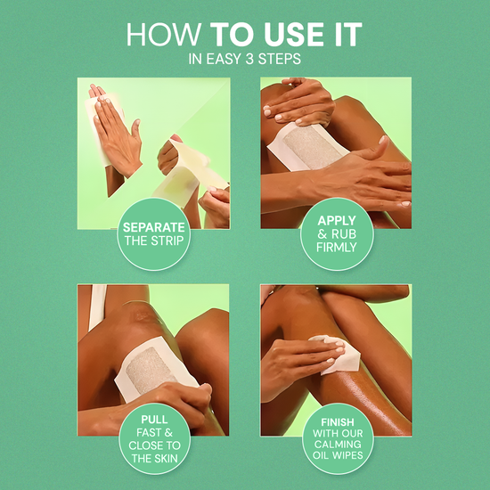 Enjoy Liposoluble Wax Strips Set For Sensitive Skin 41 pcs