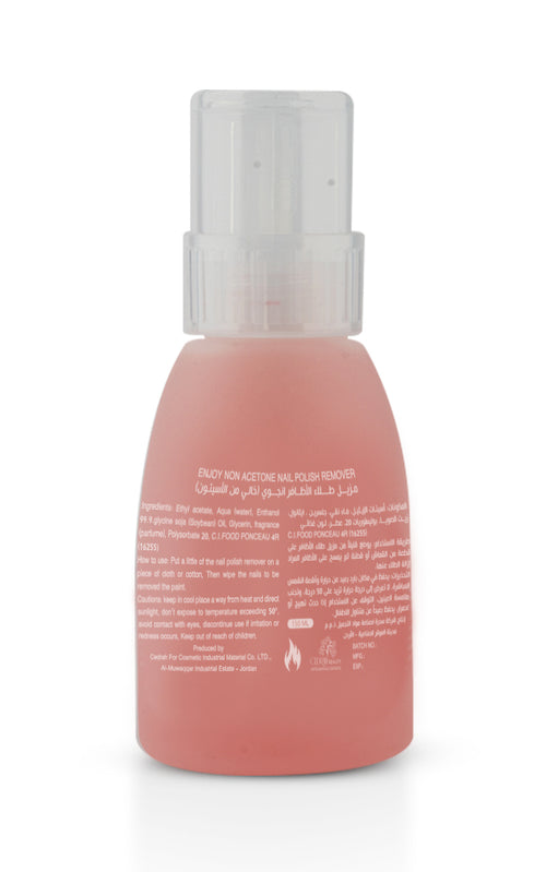 Enjoy Nail Polish Remover Pink Non Acetone 150 ml