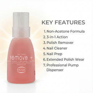 Enjoy Nail Polish Remover Pink Non Acetone 150 ml