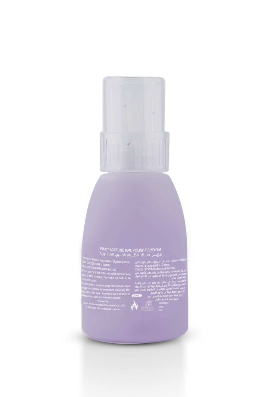 Enjoy Nail Polish Remover Violet 237 ml