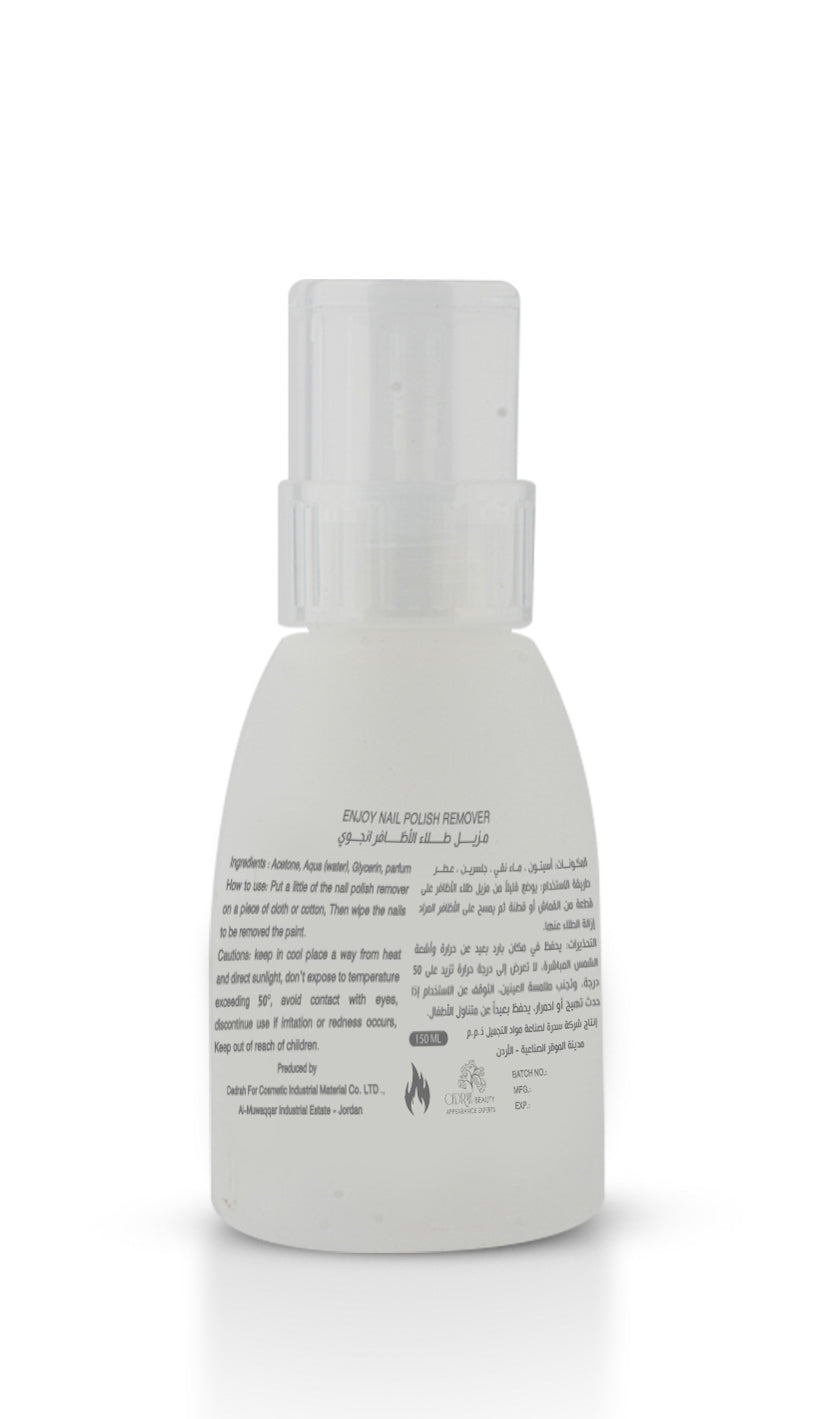 Enjoy Nail Polish Remover White 150 ml