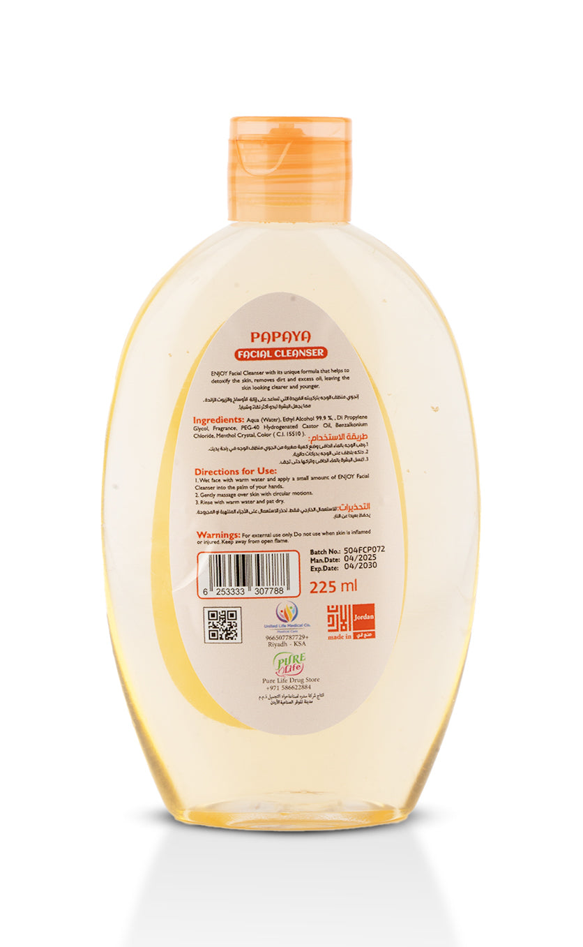 Enjoy Papaya Facial Cleanser 225 ml