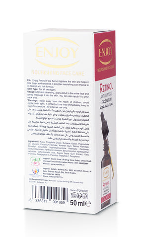 Enjoy Retinol Anti-Wrinkle Face Serum 50 ml