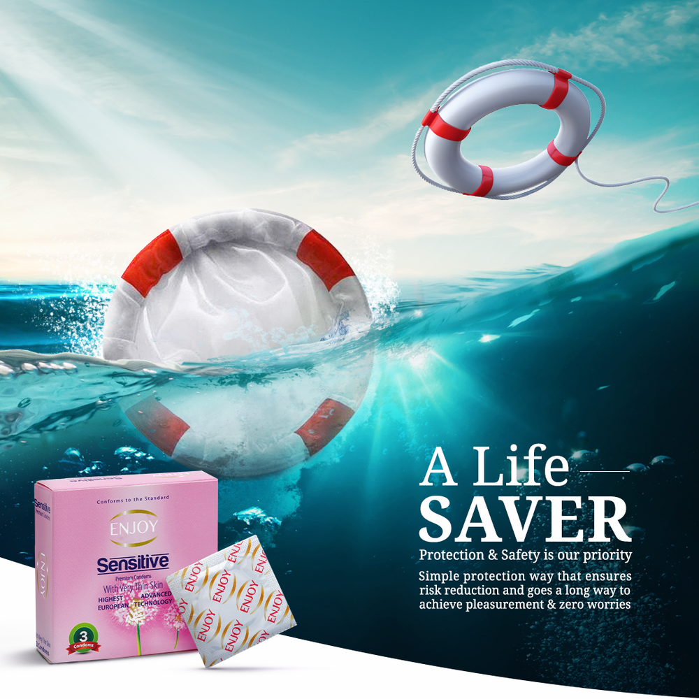 Enjoy Sensetive Premium Condoms 12 pcs