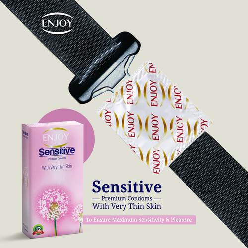 Enjoy Sensitive Premium Condoms 3 pcs