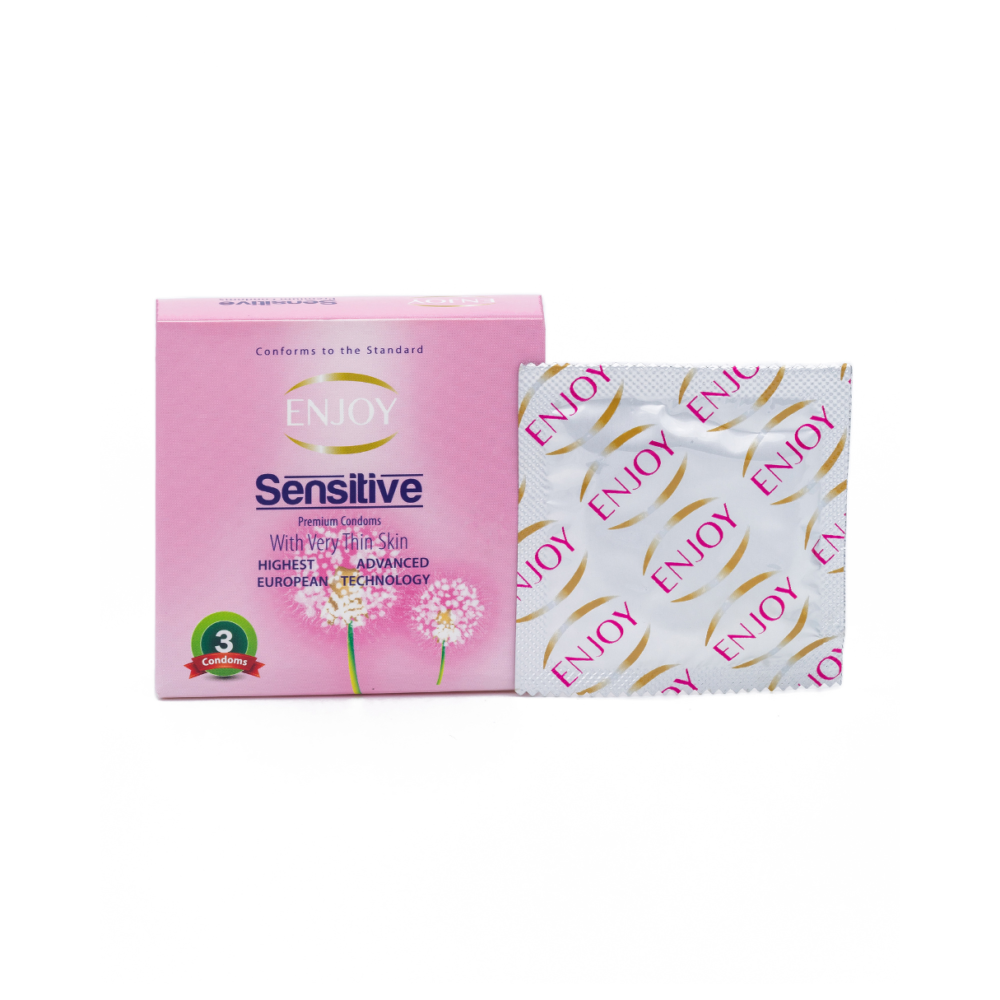 Enjoy Sensitive Premium Condoms 3 pcs