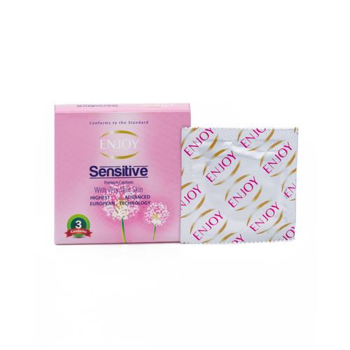Enjoy Sensitive Premium Condoms 3 pcs