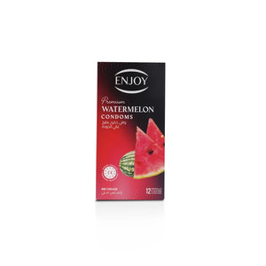 Enjoy Premium Condoms Watermelon Flavour 12 pcs