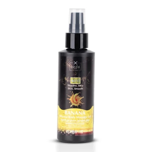 X-Night Delight 4x1 Silicone Body Massage Gel Banana 120 ml