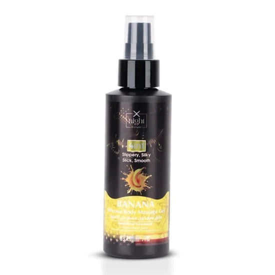 X-Night Delight 4x1 Silicone Body Massage Gel Banana 120 ml