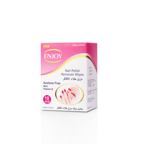 Enjoy Acetone Nail Polish Remover Wipes 18 pcs