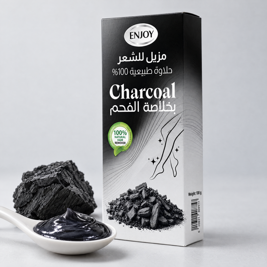 Enjoy Hair Removal Sugar Wax With Charcoal 100 g