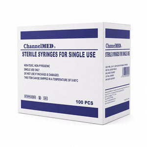 Channel Med 5 ML Disposable Syringe With Luer Lock And 23G × 1.25" Needle