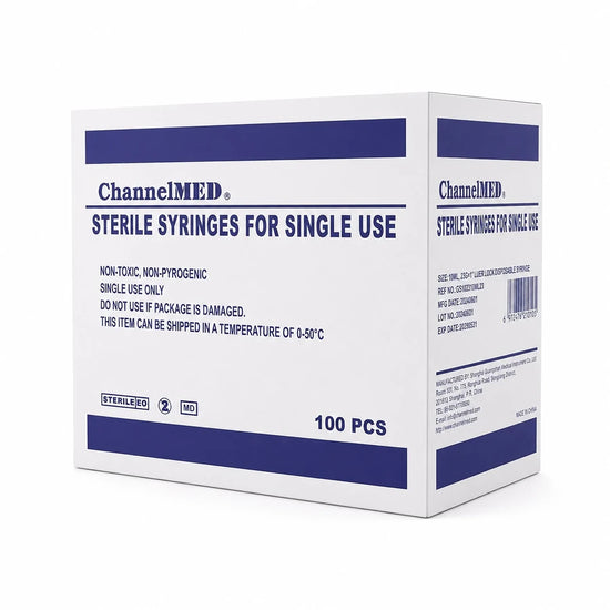 Channel Med 5 ML Disposable Syringe With Luer Lock And 23G × 1.25" Needle