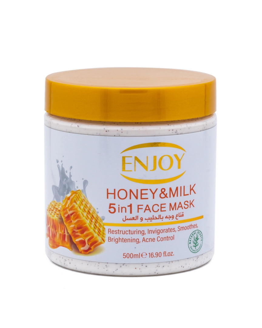 Enjoy Face & Body 5 In 1 Whitening Mask Honey & Milk 500 ml