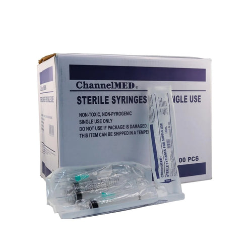 Channel Med 10 ML Disposable Syringe With Luer Lock And 21G × 1.5" Needle
